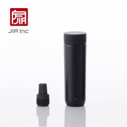 JIA 竹炭陶醒水芯隨身瓶 (竹炭黑) 300ml