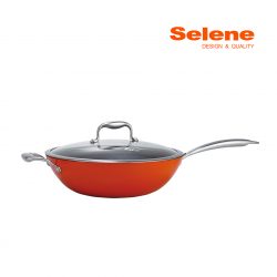 Selene 鑄鐵炒菜鍋30cm