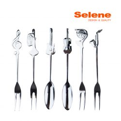 Selene 六件樂器湯叉組