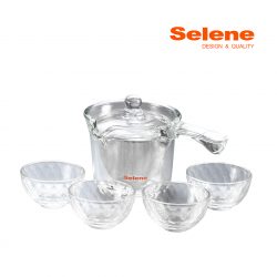 Selene 玻璃茶具組(一壺四杯)250ml